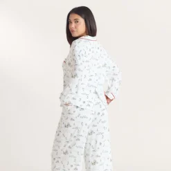Alpine Dreams Pyjamahemd - Ski Muster