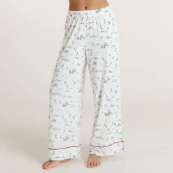 Alpine Dreams Pyjamahosen - Ski Muster