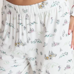 Alpine Dreams Pyjamahosen - Ski Muster