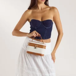 Arlowe Box-Tasche - Beige