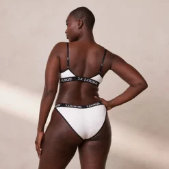 Bamboo Triangle BH und String/Slip Set - Weiß