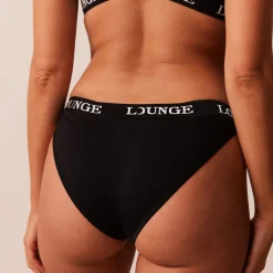 Bamboo Triangle BH und String/Slip Set - Ganz Schwarz