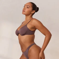 Barely There Plunge BH - Blaubeere
