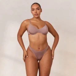 Barely There Plunge BH - Mauve