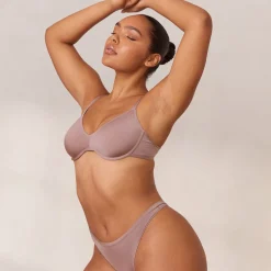 Barely There Plunge BH - Mauve