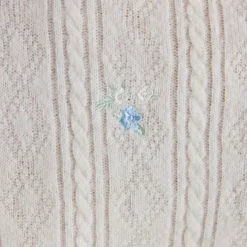 Besticker Stricktop - Crèmefarbe