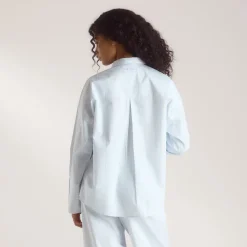 Bloom & Stripe Pyjamahemd - Blau