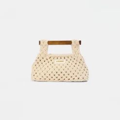 Clover Clutch - Crèmefarbe