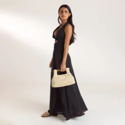 Clover Clutch - Crèmefarbe