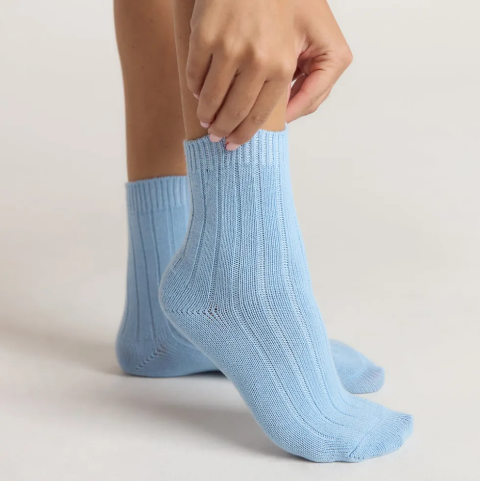 Dicke Gerippte Socken (3er-Pack) - Bunt