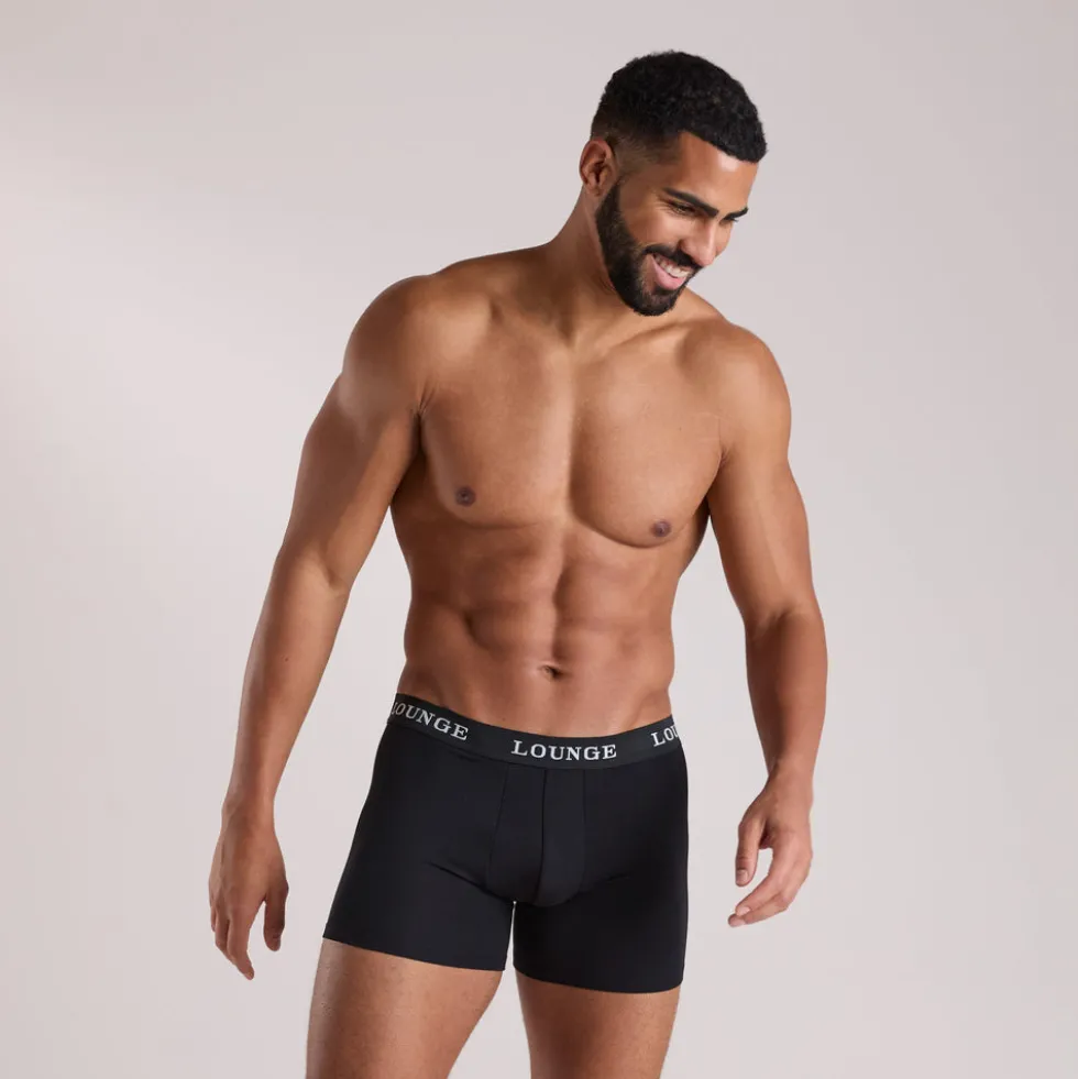 Everyday Herren-Boxer (3er Paket) - Ganz Schwarz