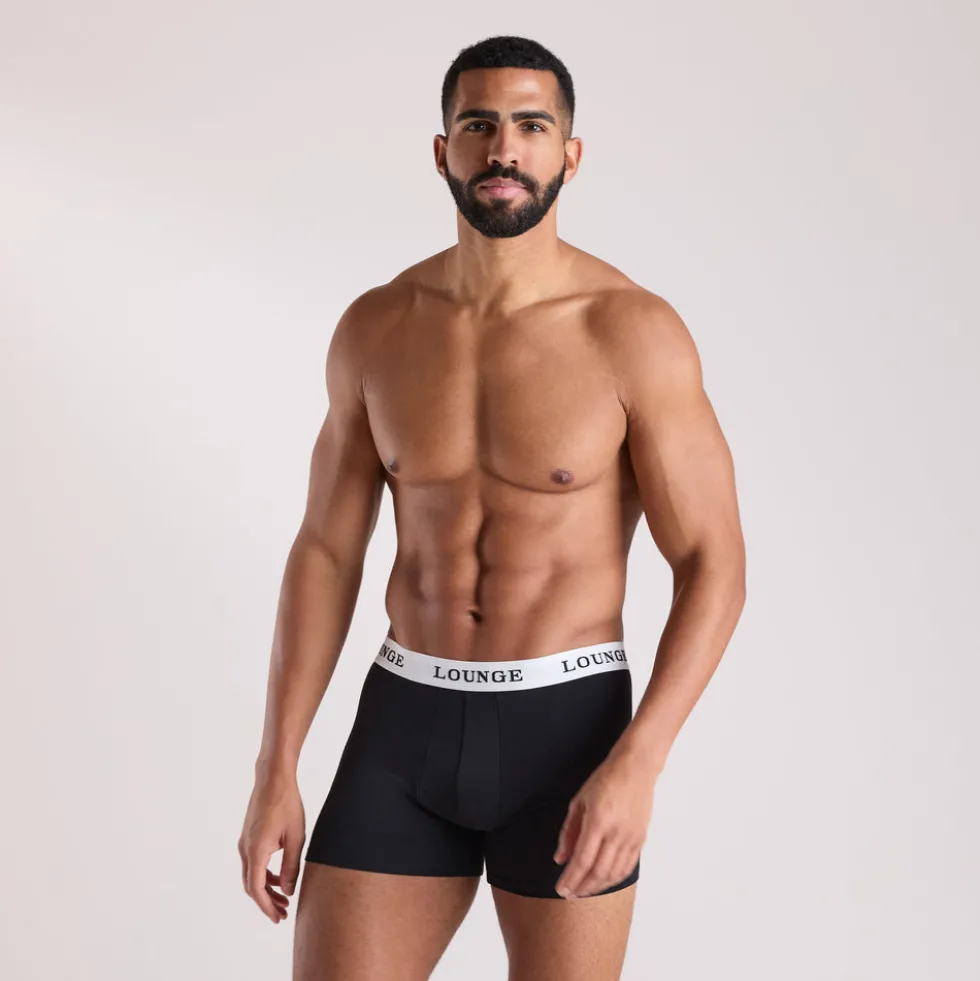 Everyday Herren-Boxer (3er Paket) - Schwarz Multi