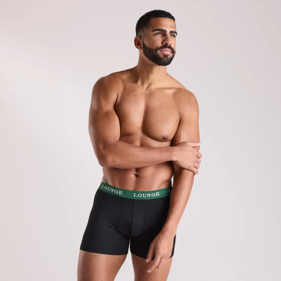 Everyday Herren-Boxer (3er Paket) - Schwarz Multi