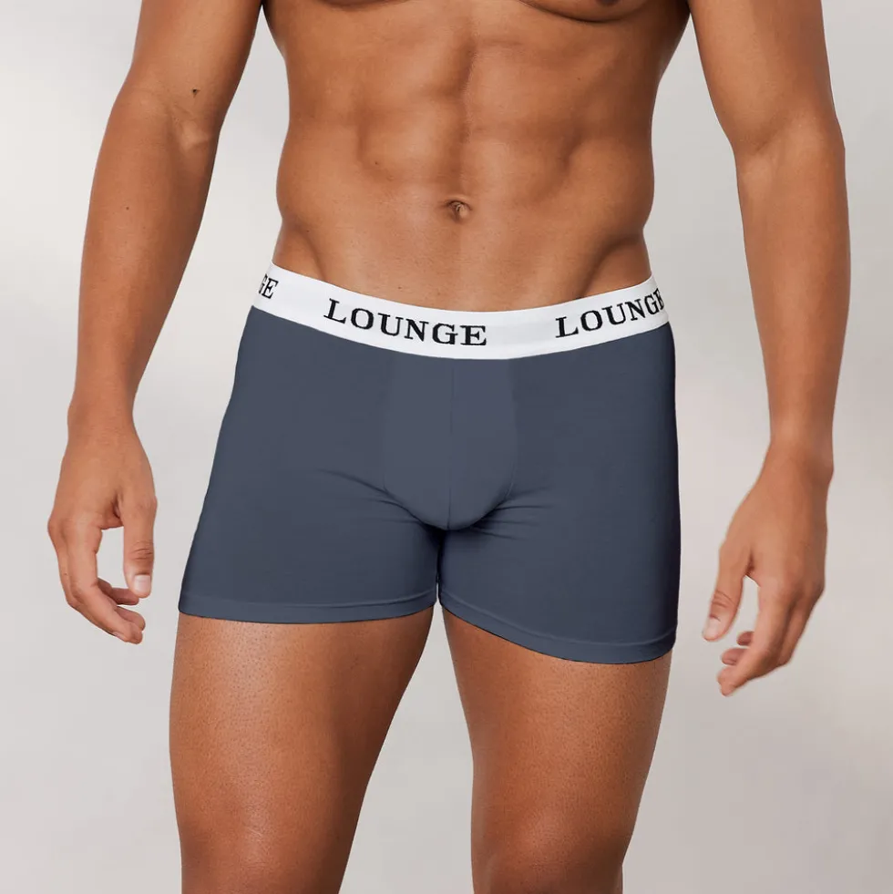 Everyday Herren-Boxer (3er Paket) - Geräuchertes Blau