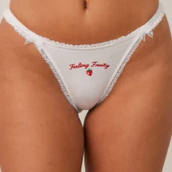 Fruity 'Feeling Fruity' G-string - Weiß