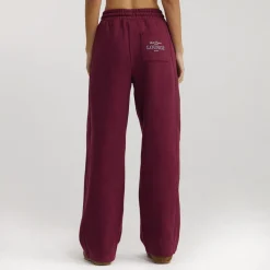 Gerade Joggers - Kirschlack
