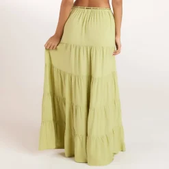 Gerüschtes Bralette (Set) - Gewaschene Limone