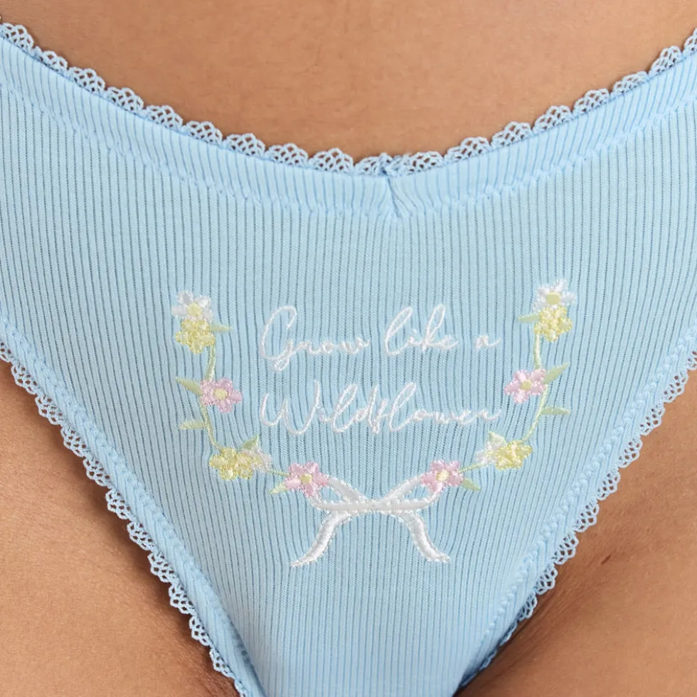 Grow Like a Wildflower String - Blau