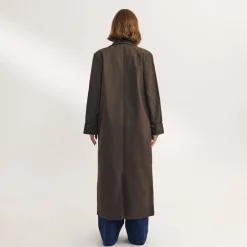 Langer Blazer - Dunkelbraun