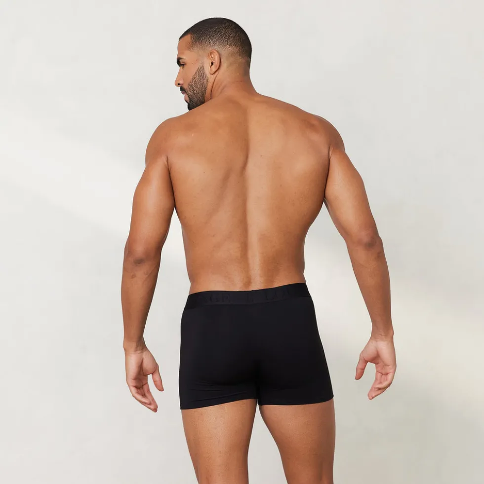Luxe Herren-Boxer (3er Paket) - Schwarz