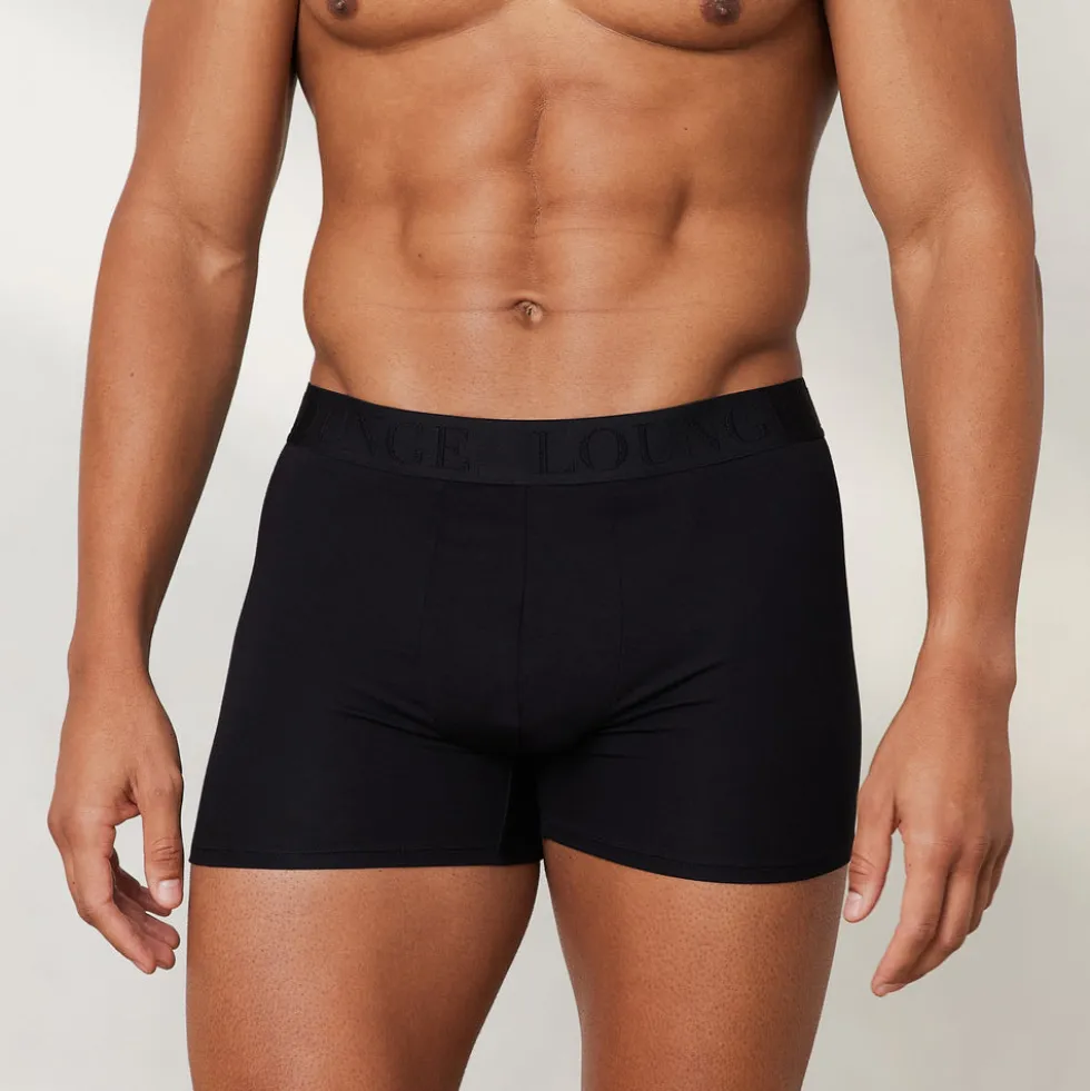 Luxe Herren-Boxer (3er Paket) - Schwarz