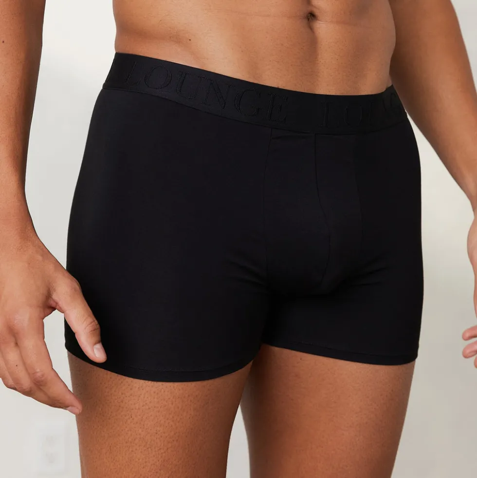 Luxe Herren-Boxer (3er Paket) - Schwarz