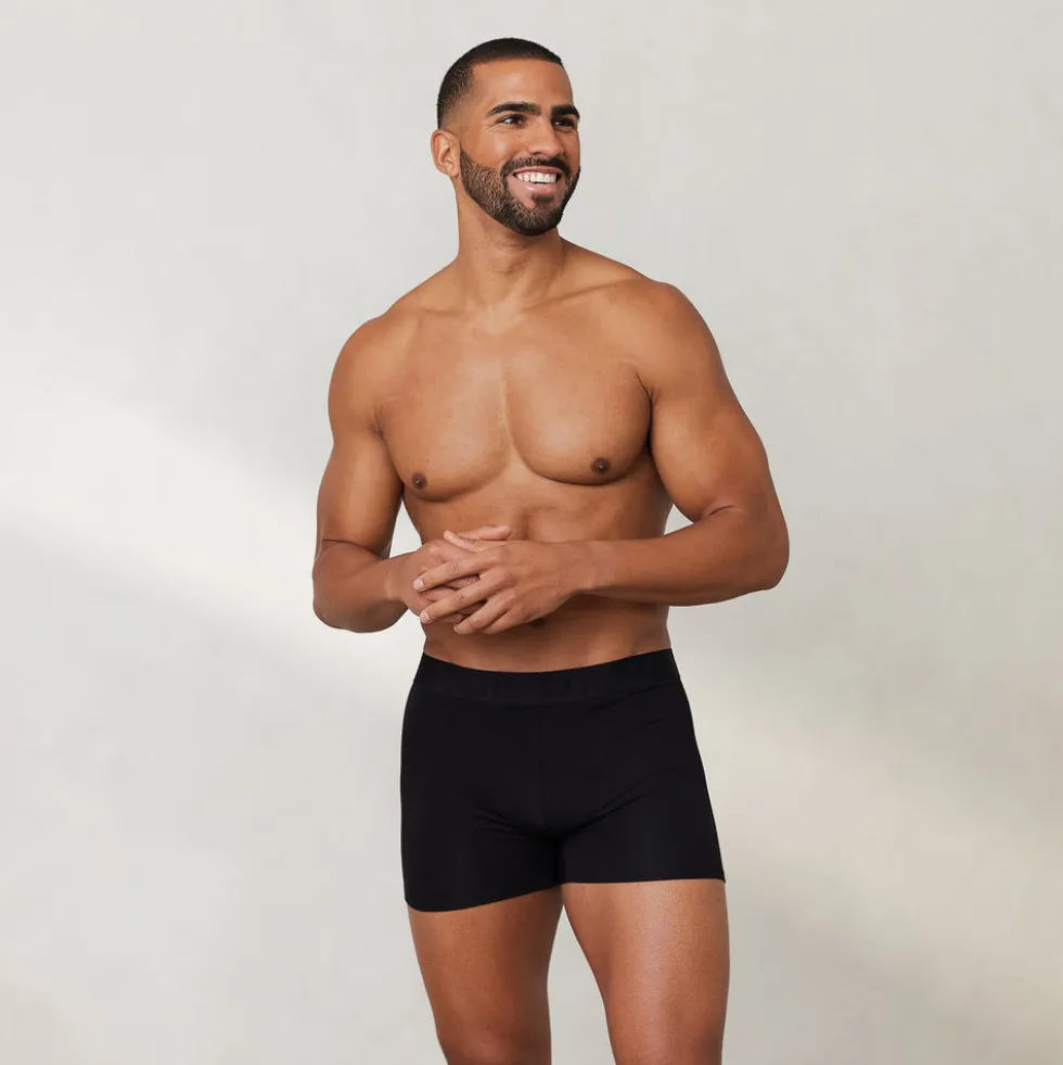Luxe Herren-Boxer (3er Paket) - Schwarz