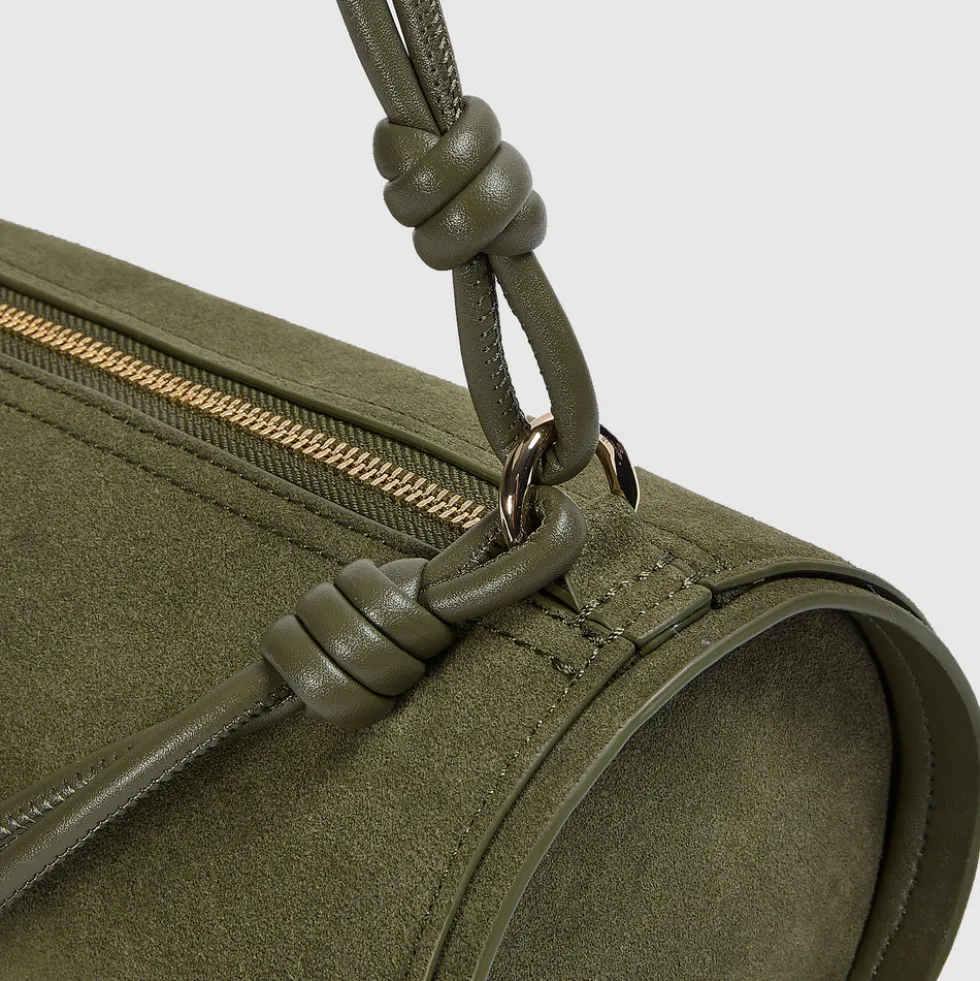 Miffy Barrel-Schultertasche - Olivgrün