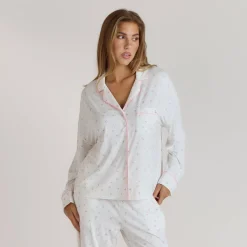 Modal Pyjamahemd - Florales Muster
