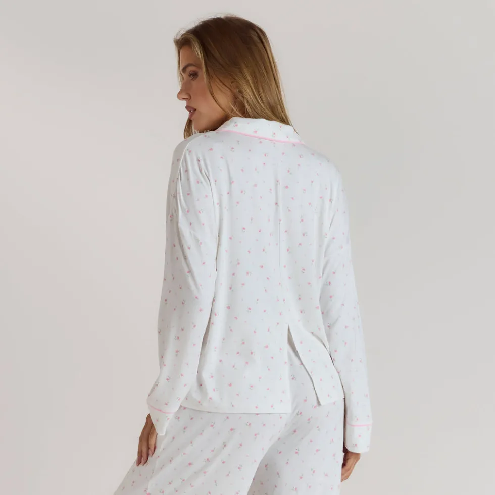 Modal Pyjamahemd - Florales Muster