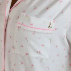 Modal Pyjamahemd - Florales Muster