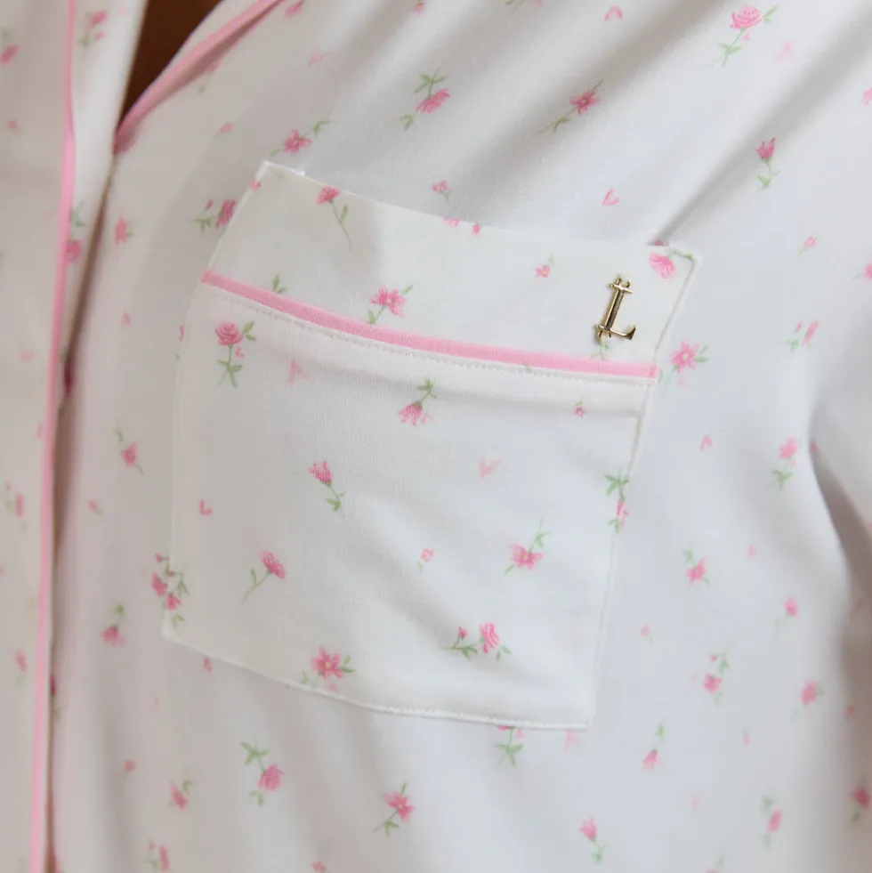 Modal Pyjamahemd - Florales Muster