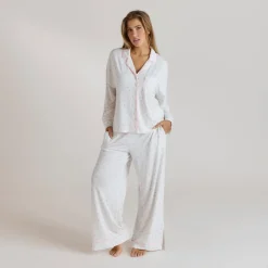 Modal Pyjamahemd - Florales Muster