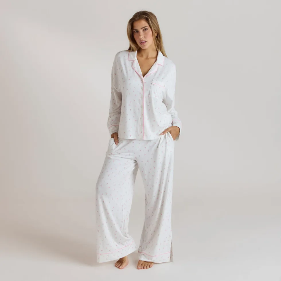 Modal Pyjamahemd - Florales Muster