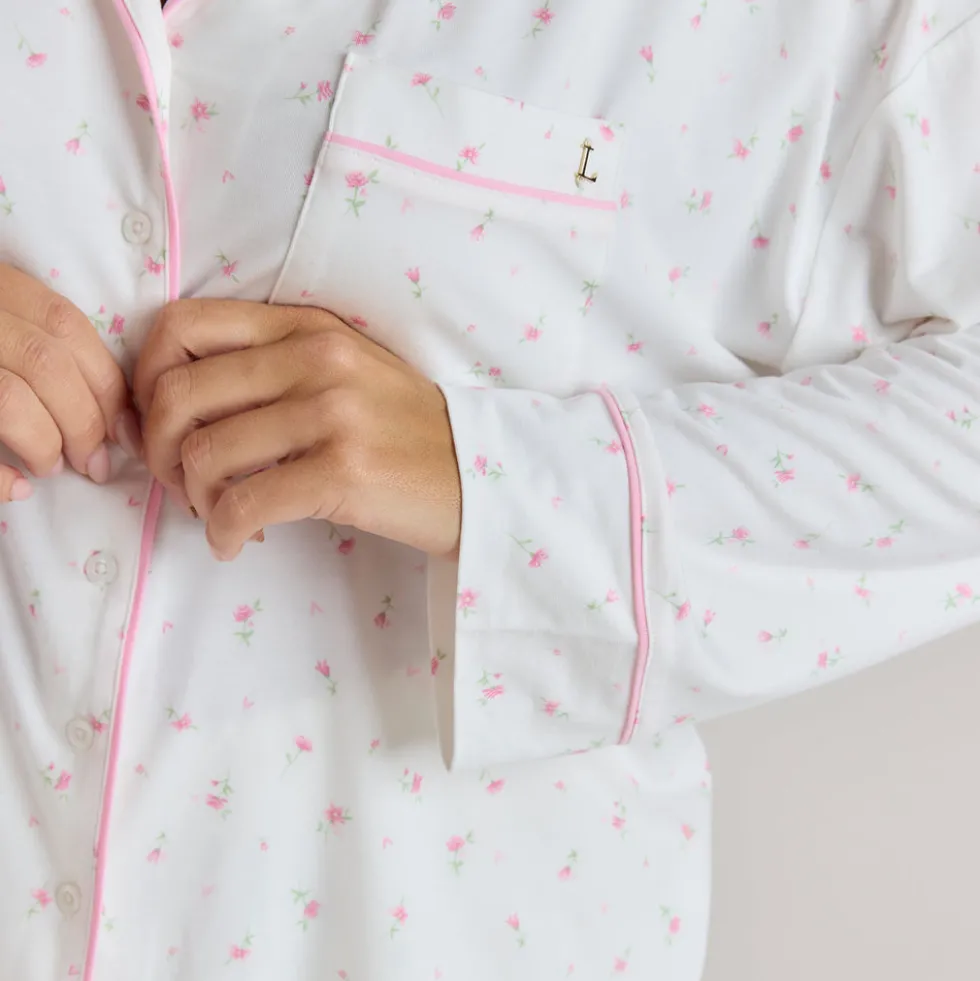 Modal Pyjamahemd - Florales Muster