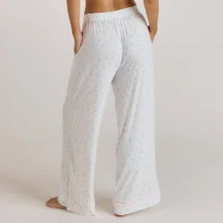 Modal Pyjamahose - Florales Muster