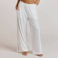 Modal Pyjamahose - Florales Muster