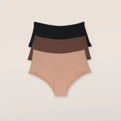 Nude Boyshort (3er Paket) - Multi