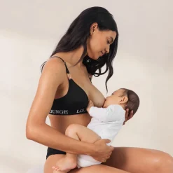 Nurture Still-BH & String/Slip Set - Schwarz
