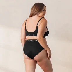 Nurture Still-BH & String/Slip Set - Schwarz