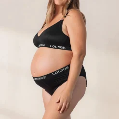 Nurture Still-BH & String/Slip Set - Schwarz