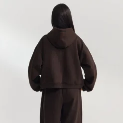 Oversized Hoodie - Dunkle Schokolade