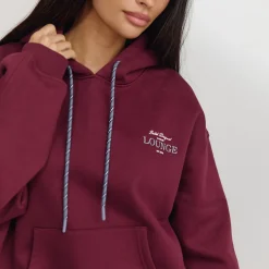 Oversized Hoodie - Kirschlack