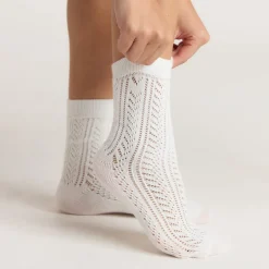 Pointelle Socken (3er-Pack) - Bunt