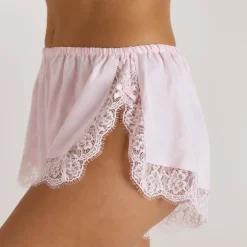 Satin Pyjama-Shorts - Rosa