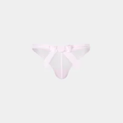 Satinschleife G-String - Rosa