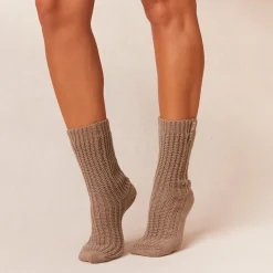 Snooze Gestrickte Socke - Beige