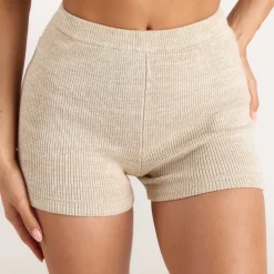 Strickshorts - Hafermilch