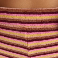 Sunstripe Frottee-Shorts - Retro-Streifen