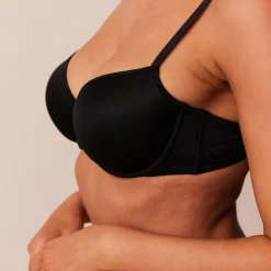 Your Everyday T-shirt BH und String/Slip Set - Schwarz